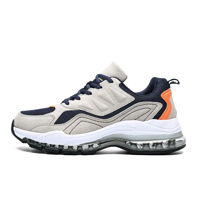 Fashion Style OEM ODM Service Comfortable Men Boy Sneaker Anti Slip Outsole Air Cushion Running Shoes