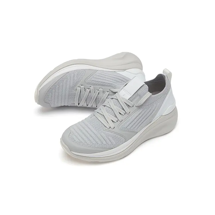 Wholesale Classic Custom Brand Logo Women Men Fashion Sneakers Knit Upper Running Shoes