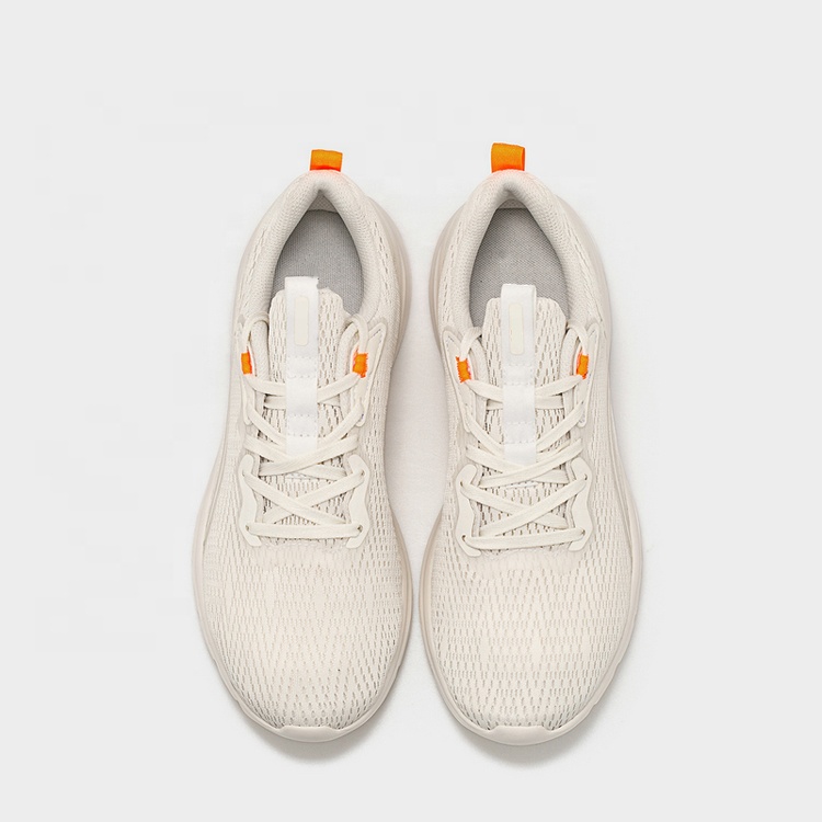 China Custom Brand Lace-up Knit Breathable Lightweight Comfortable Running Shoes Men